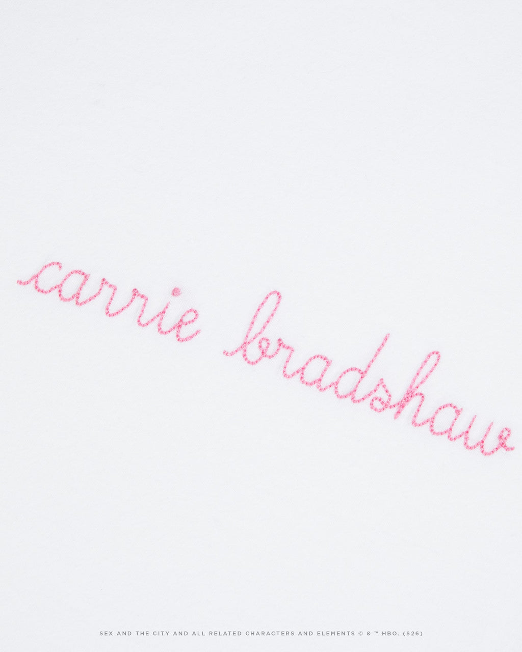 T-Shirt "Carrie Bradshaw" Satc X Mlb Poitou