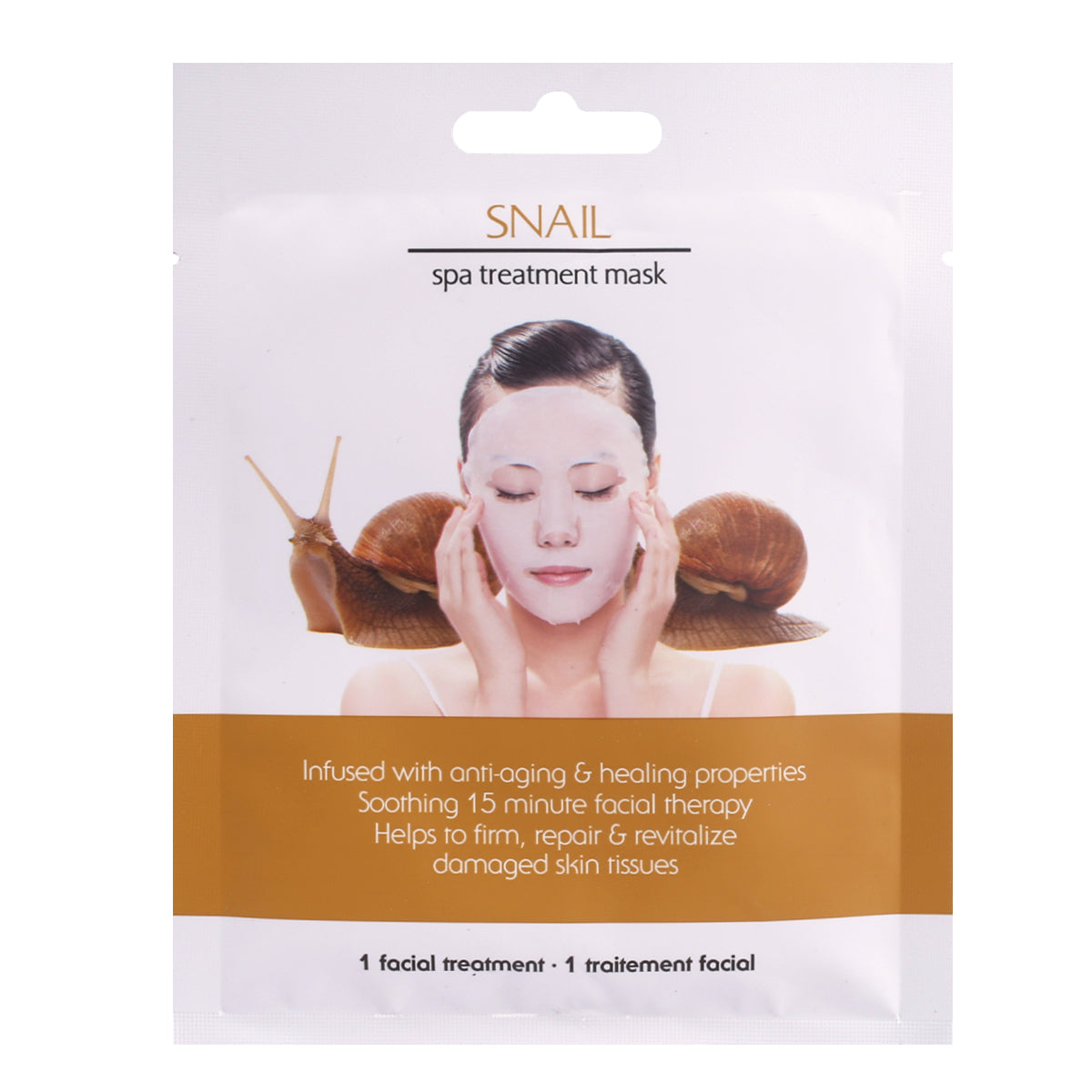 Mascarilla facial de baba de caracol