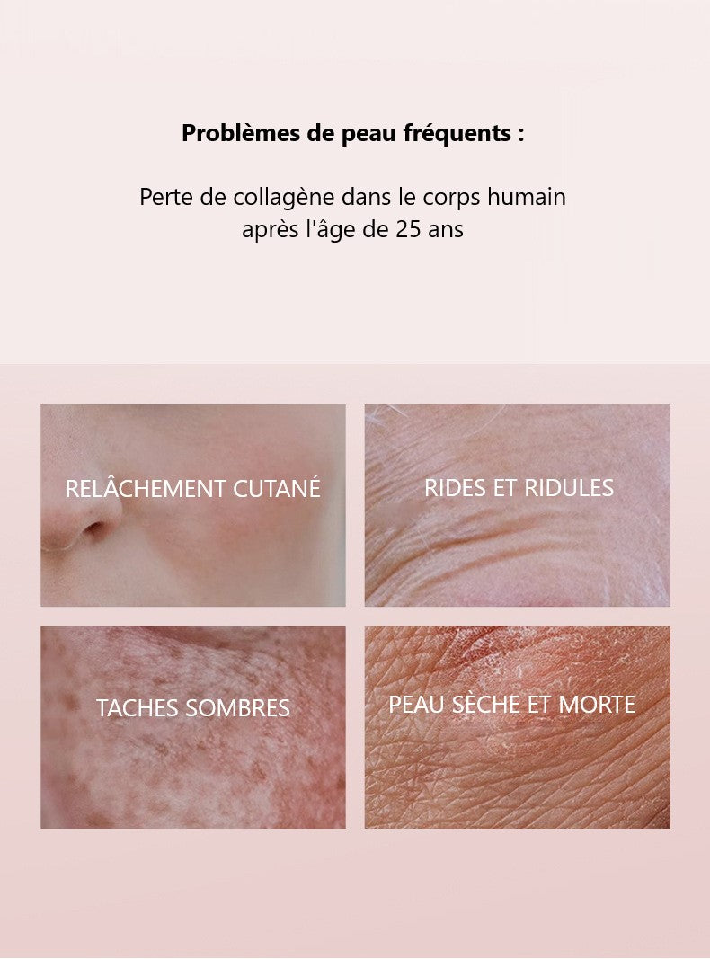 Maschera lifting viso al collagene - Rosa