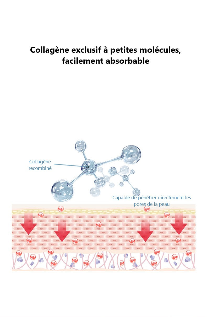 Maschera lifting viso al collagene - Rosa
