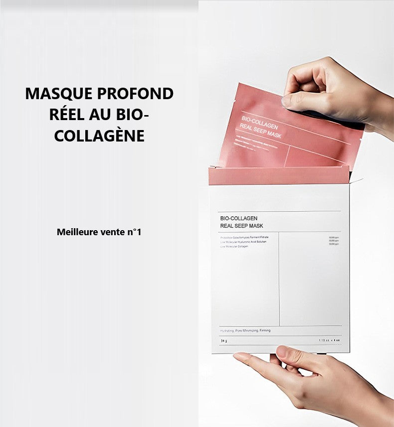 Maschera lifting viso al collagene - Rosa