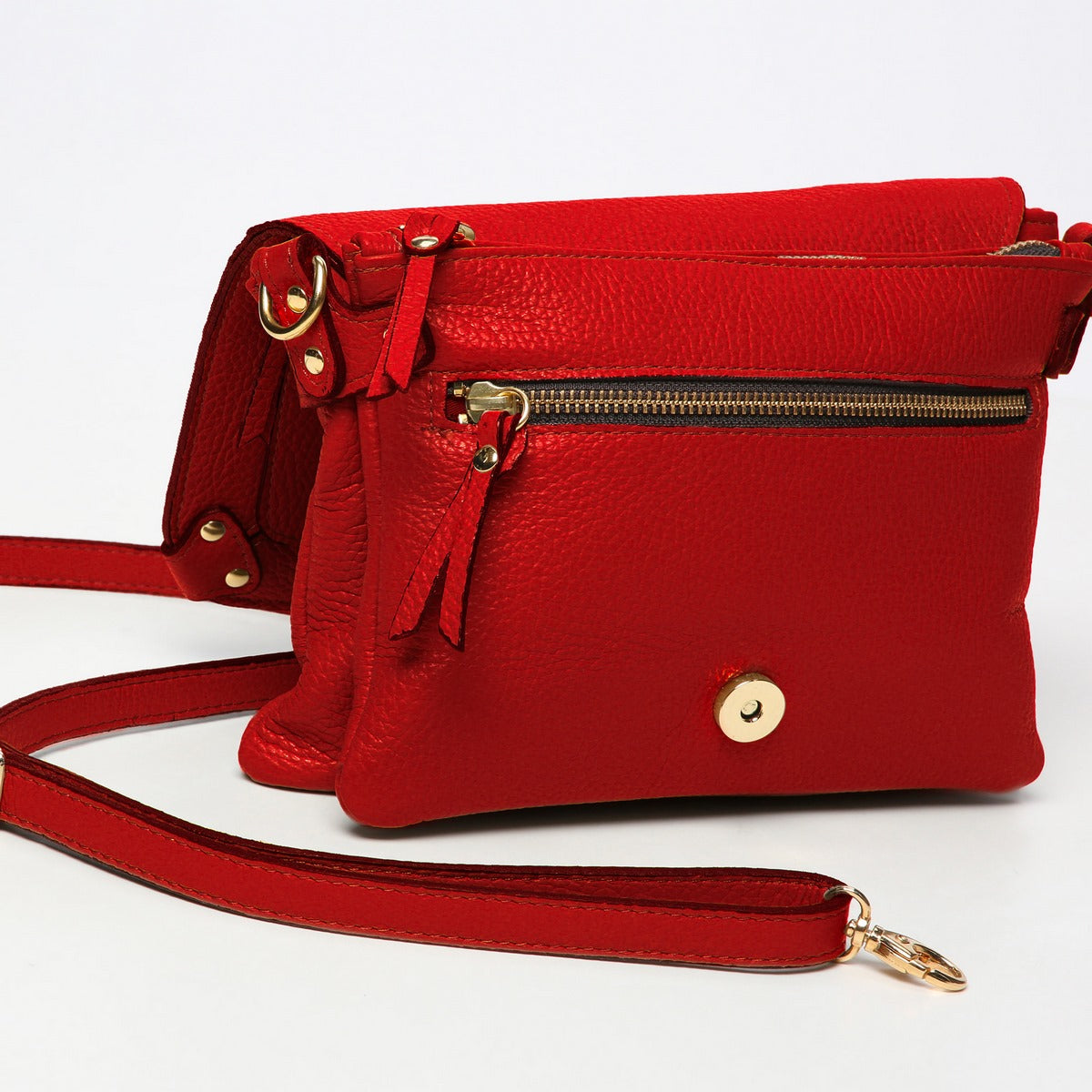 Bayne Crossbody Bag - Red