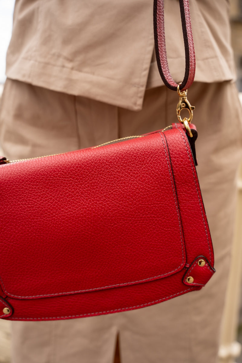 Bayne Crossbody Bag - Red