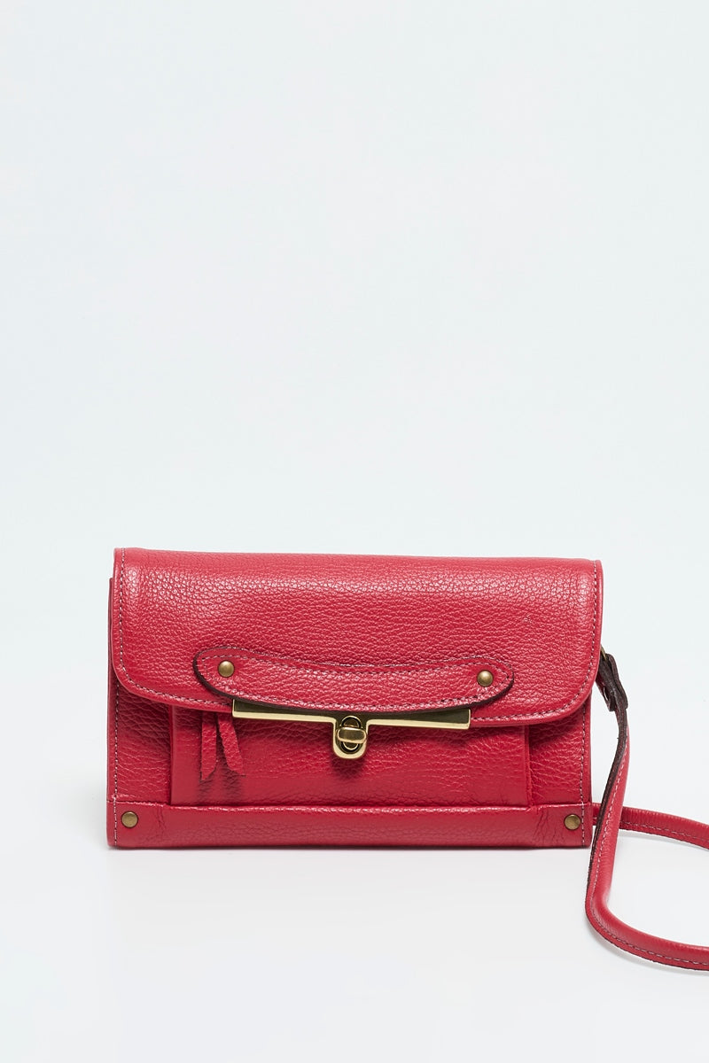 Bolso bandolera Simone - Rojo