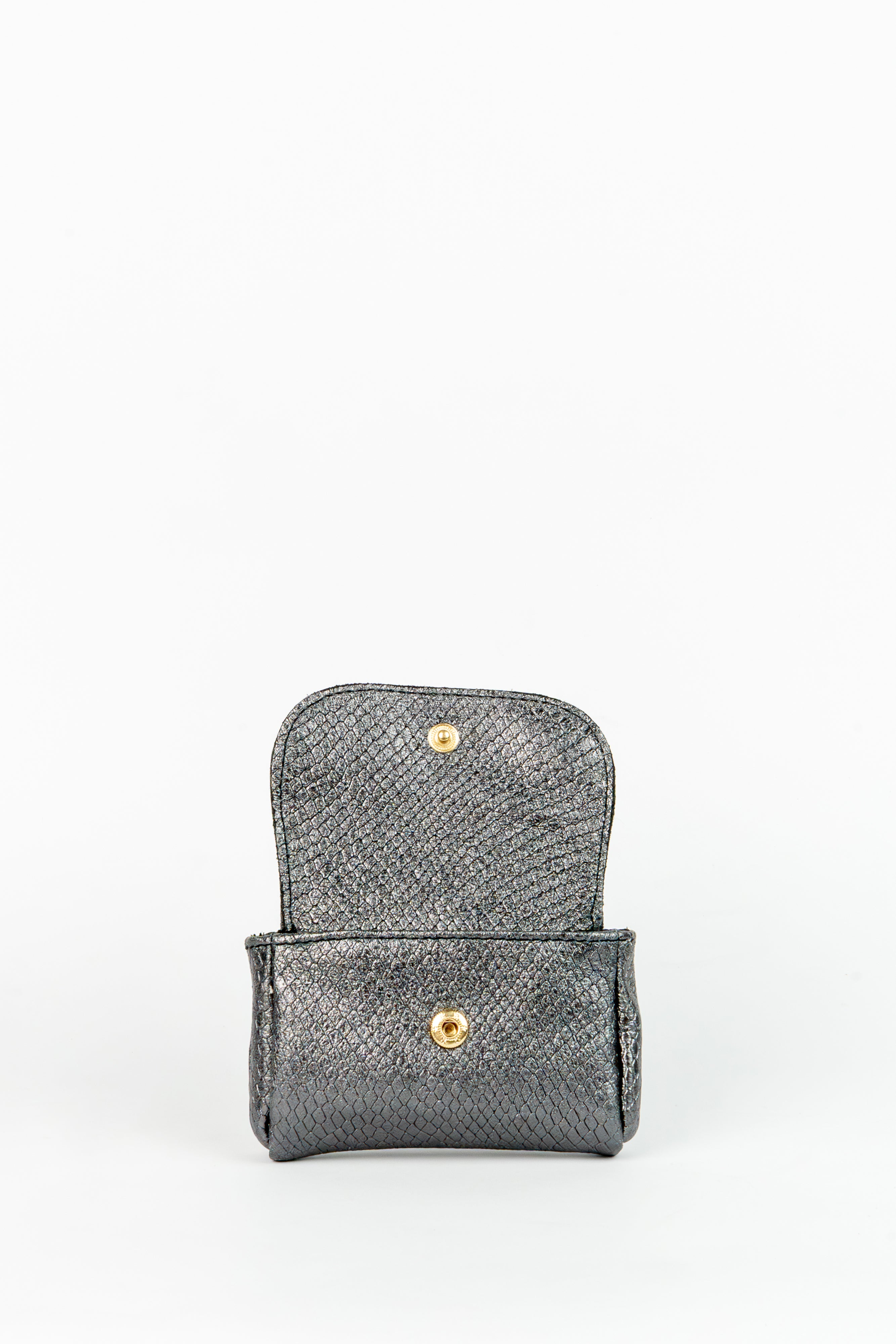 Bolso pequeño con solapa Friend - Plata