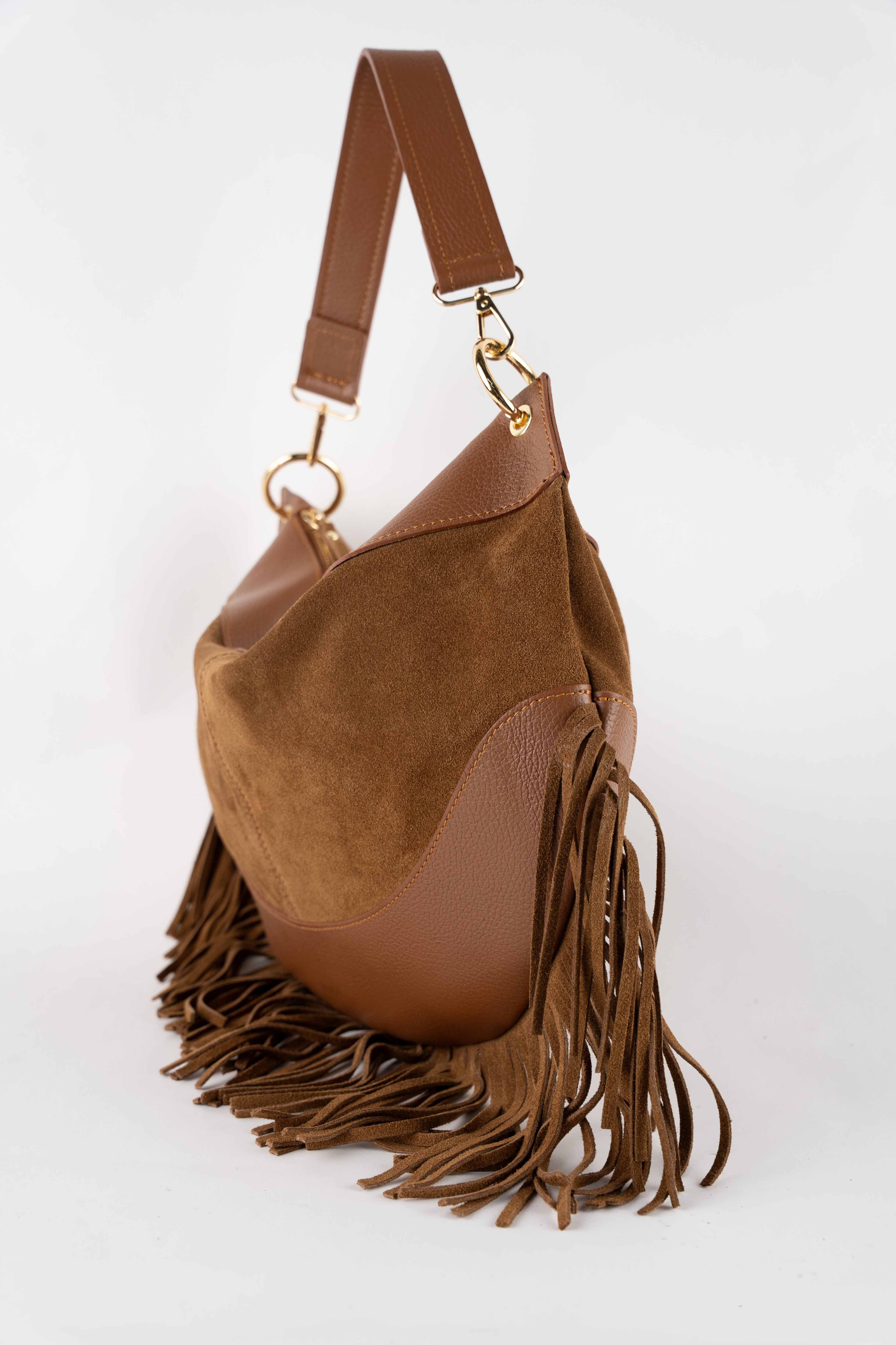 Bolso bandolera - Kael Flecos - Camel
