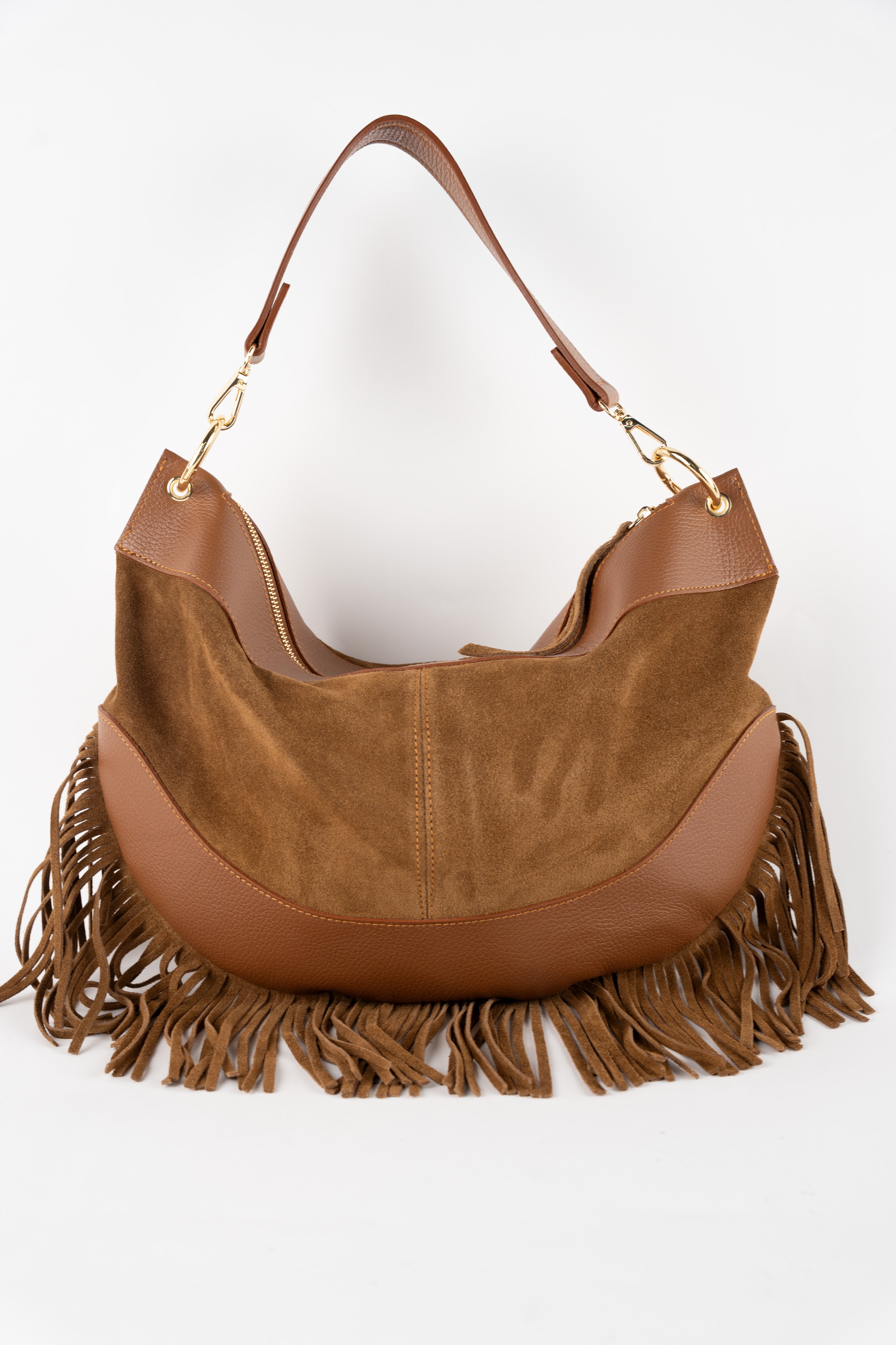 Bolso bandolera - Kael Flecos - Camel