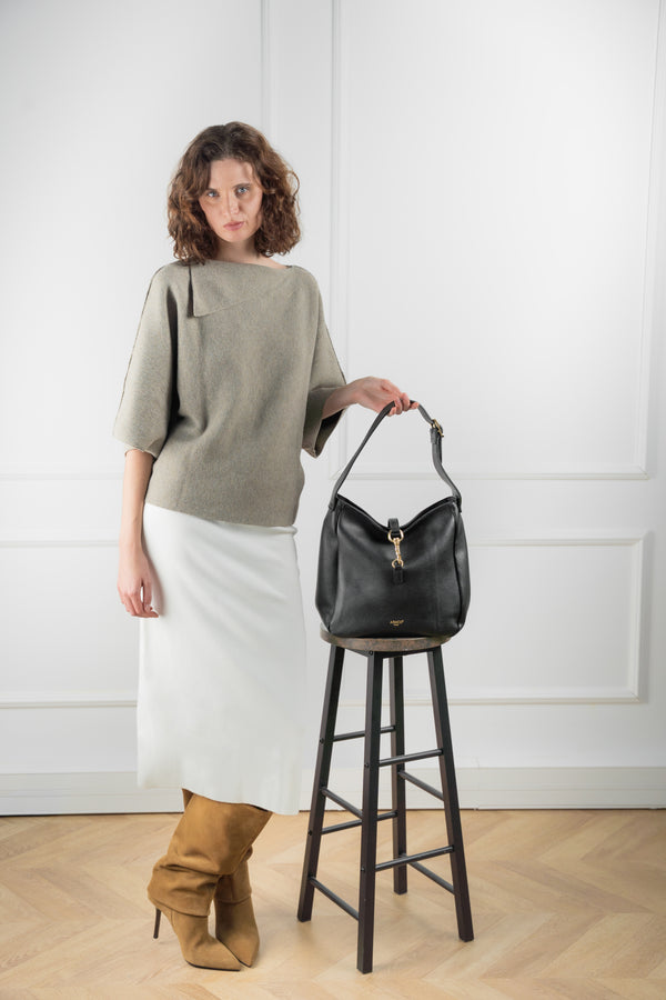 Bolso de hombro Lex - Negro
