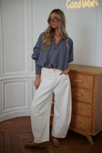 Jean Ample Izabel - Blanc