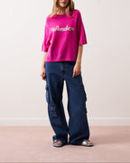 Absolut Cashmere - Jersey Mcr 3/4 Elea con cuello redondo - Wonder Lollipop - 100% Cachemira 12Gg - Mujer