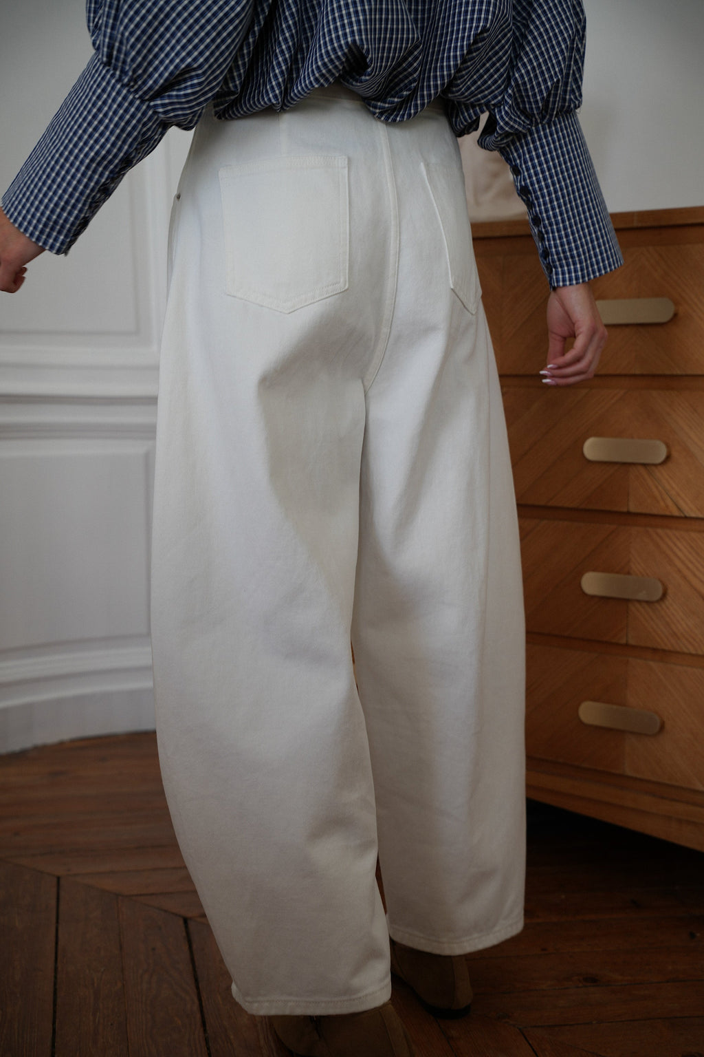 Jean Ample Izabel - Blanc