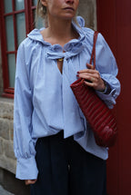 Blouse Madeleine Rayure Marine/Blanc