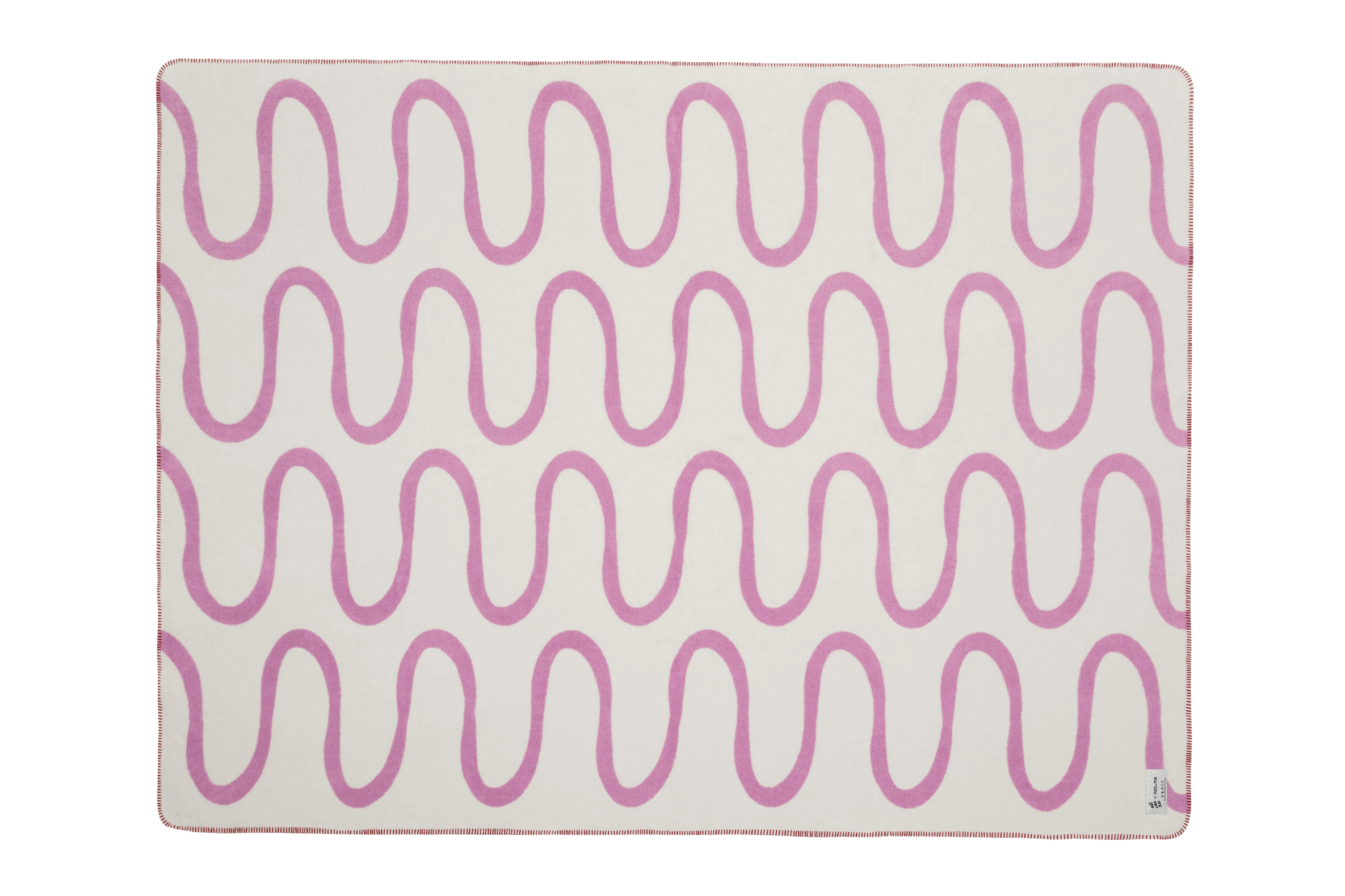 Swirl Throw - Lilac Fluff & Cream Beige
