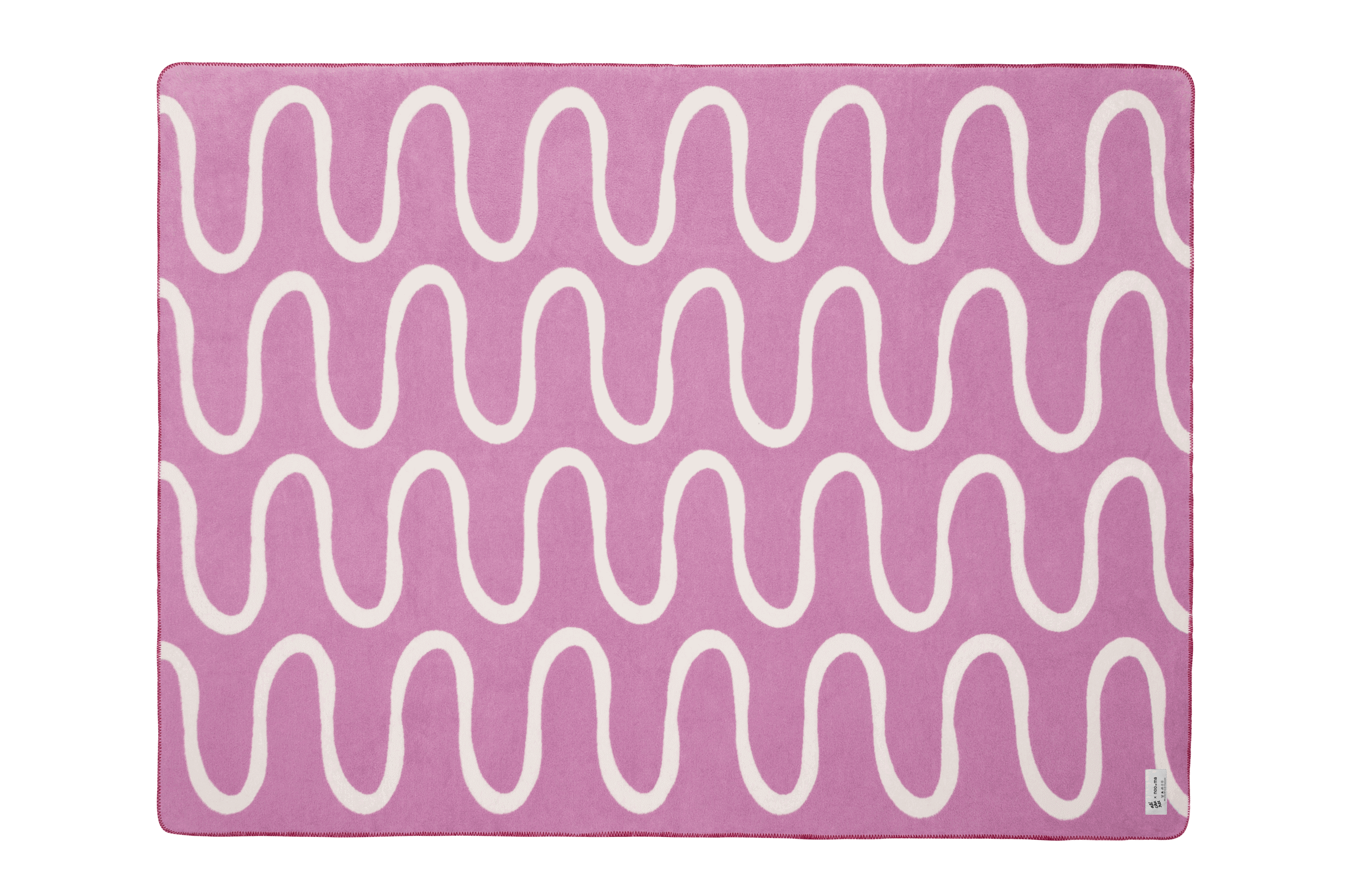 Swirl Throw - Lilac Fluff & Cream Beige