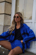 Veste À Bandes - Sael Bleue