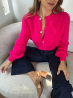 Fuchsia Léonie Wool Knitwear