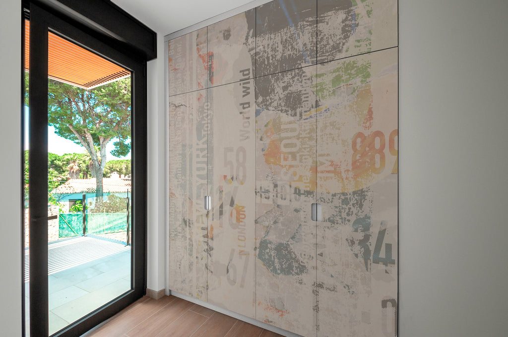 Seoul Cupboard Sticker - Multicolor