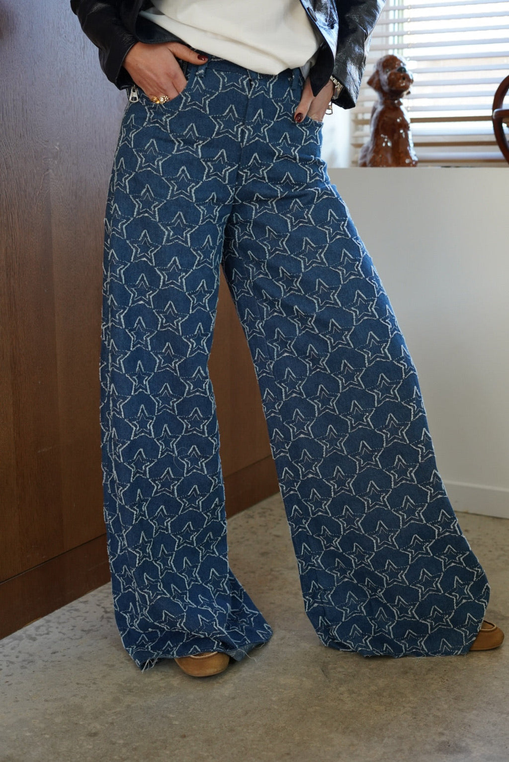 Isaac Extra-Wide Star Jeans