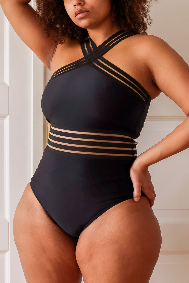Maillot De Bain Une Pièce - Noir