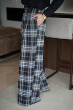 Pantalon À Carreaux Lola - Noir