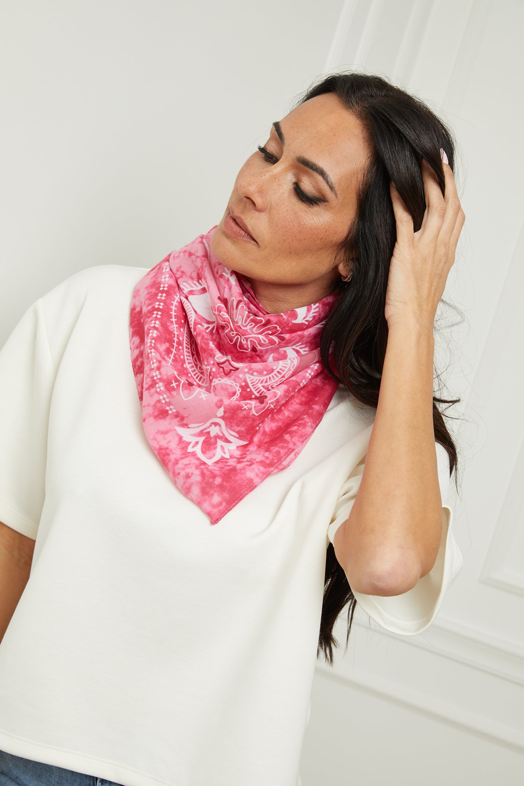 Foulard Bonnie - Rose