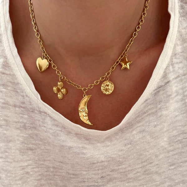 Collar Acero “Luna”