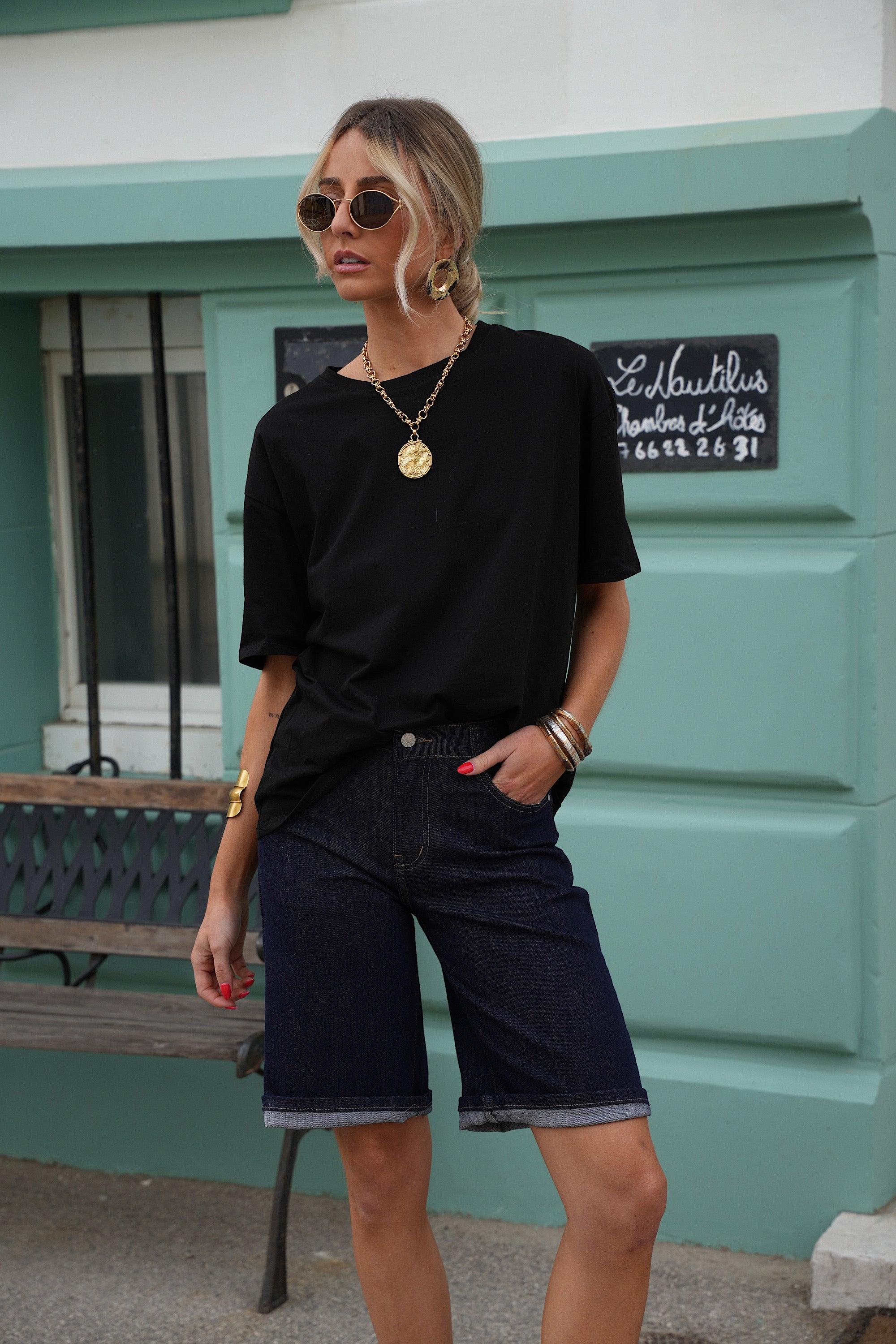 Bermuda En Jean Nell - Brut