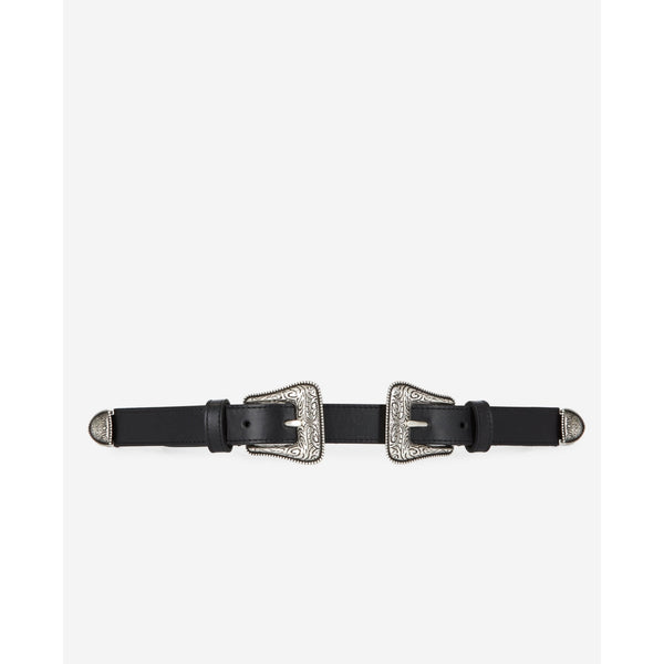 The Kooples - Ceinture En Cuir De Veau - Noir - Femme