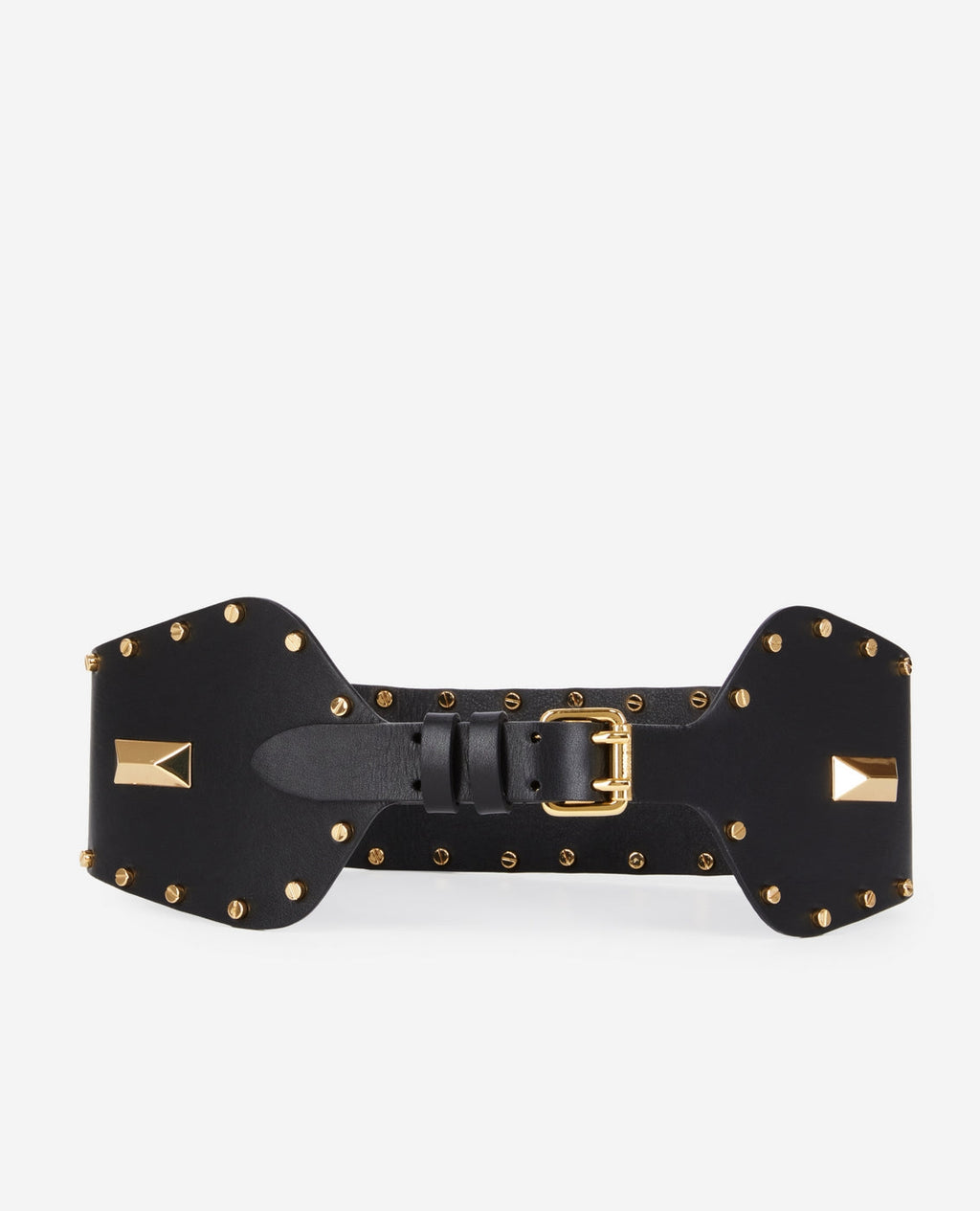 The Kooples - Ceinture En Cuir - Noir - Femme