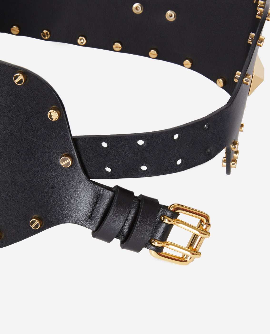 The Kooples - Ceinture En Cuir - Noir - Femme