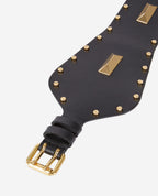 The Kooples - Ceinture En Cuir - Noir - Femme