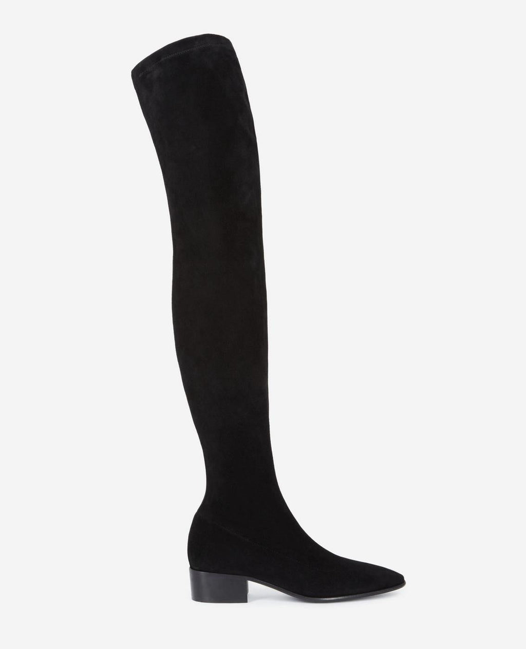 The Kooples - Cuissardes En Nubuck - Noir - Femme