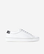 The Kooples - Leather Sneakers With Vinyl Insert - Women
