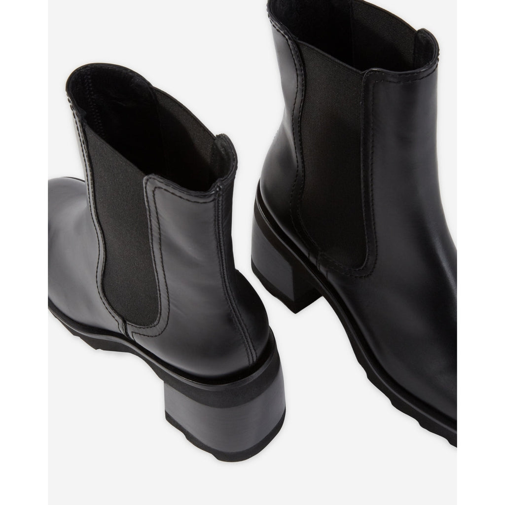 The Kooples - Bottines Chelsea En Cuir A Talon Haut - Femme