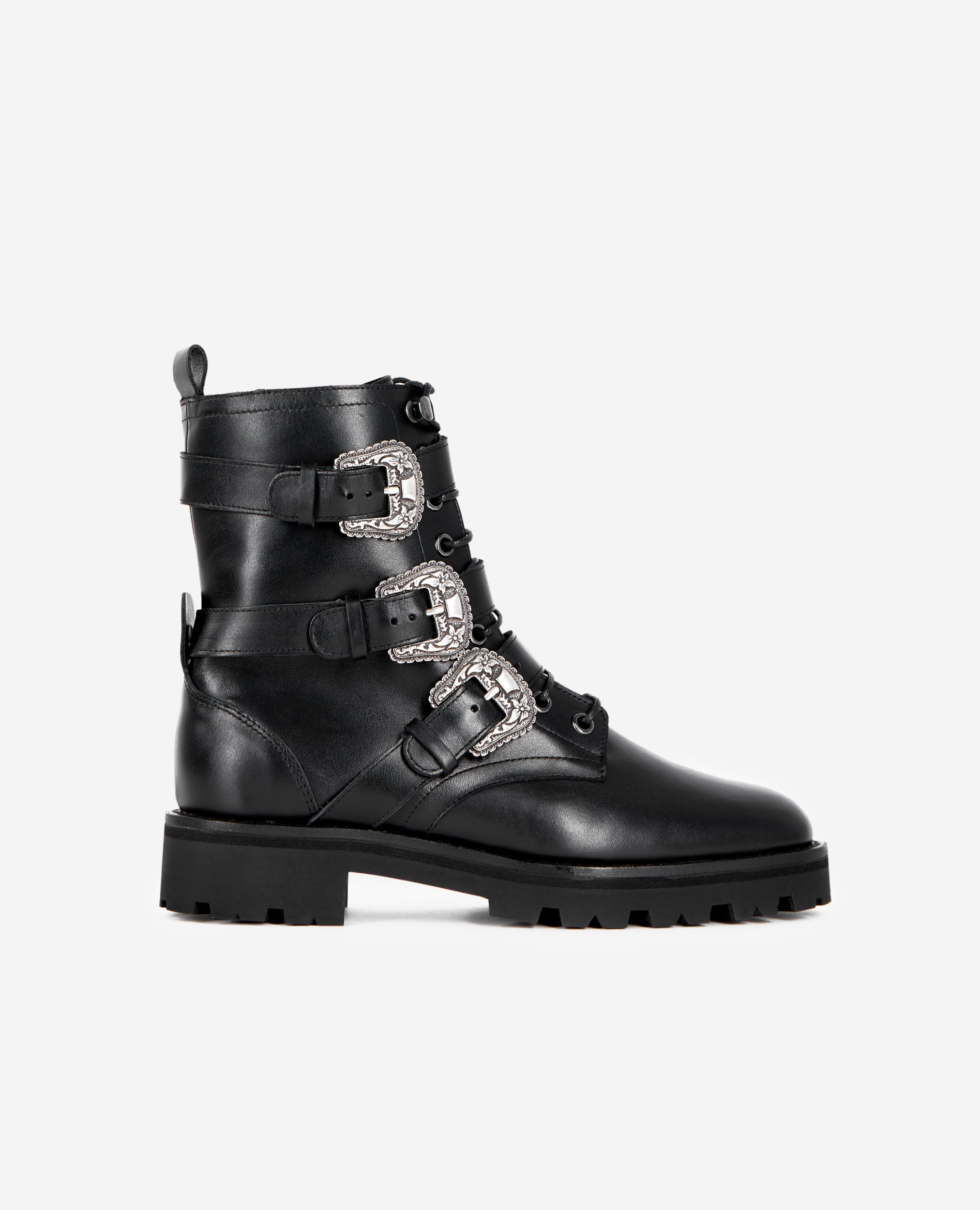The Kooples - Bottes Rangers Avec Triple Sangles
