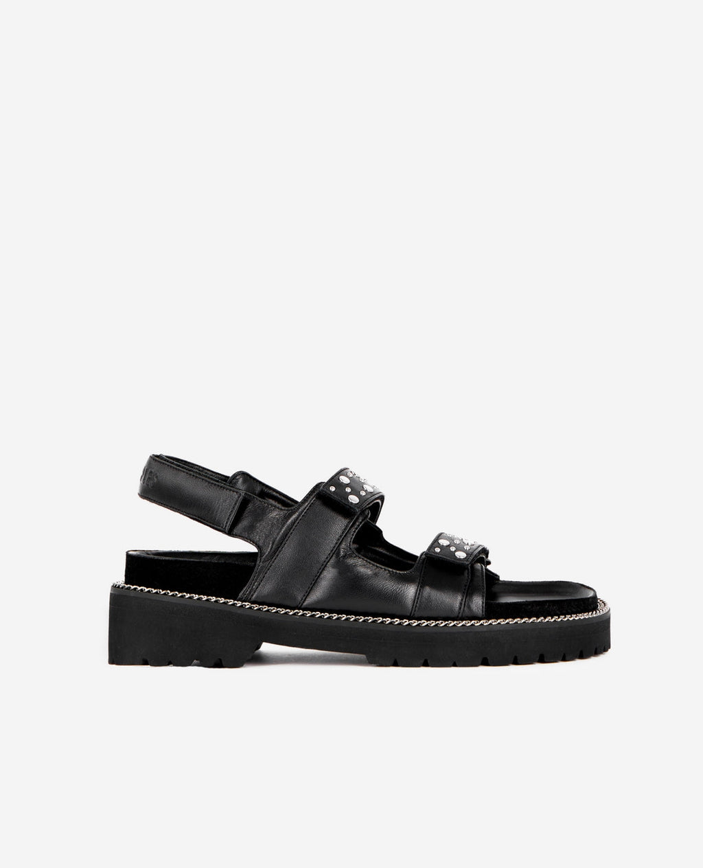 The Kooples - Sandales En Cuir De Chèvre - Noir - Femme