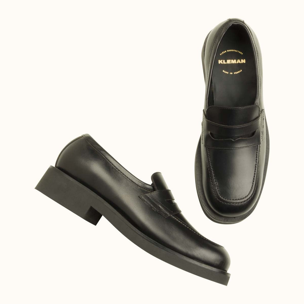Kleman - Mocassin Agent Vgt - Noir - Homme