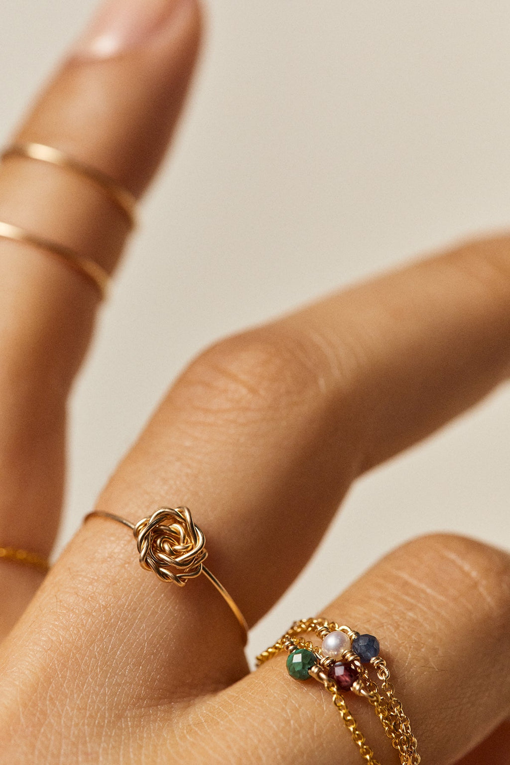 Bague Chaînette Stella - Argent