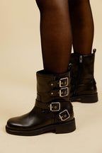 Bottines Eagle - Noir Lisse
