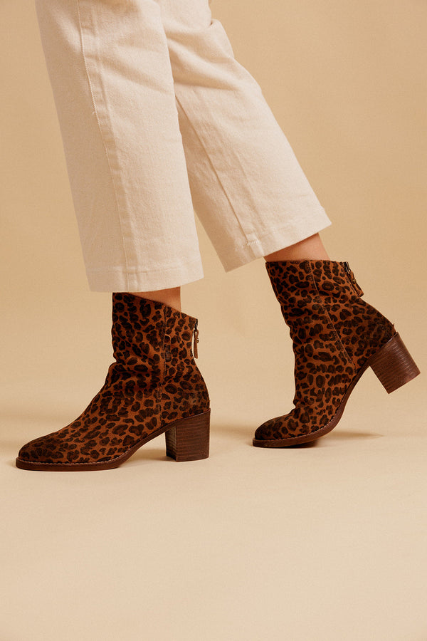 Stivaletti Oxalys - Leopardo