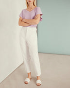 Pantalon Cargo Aimy - White - Femme