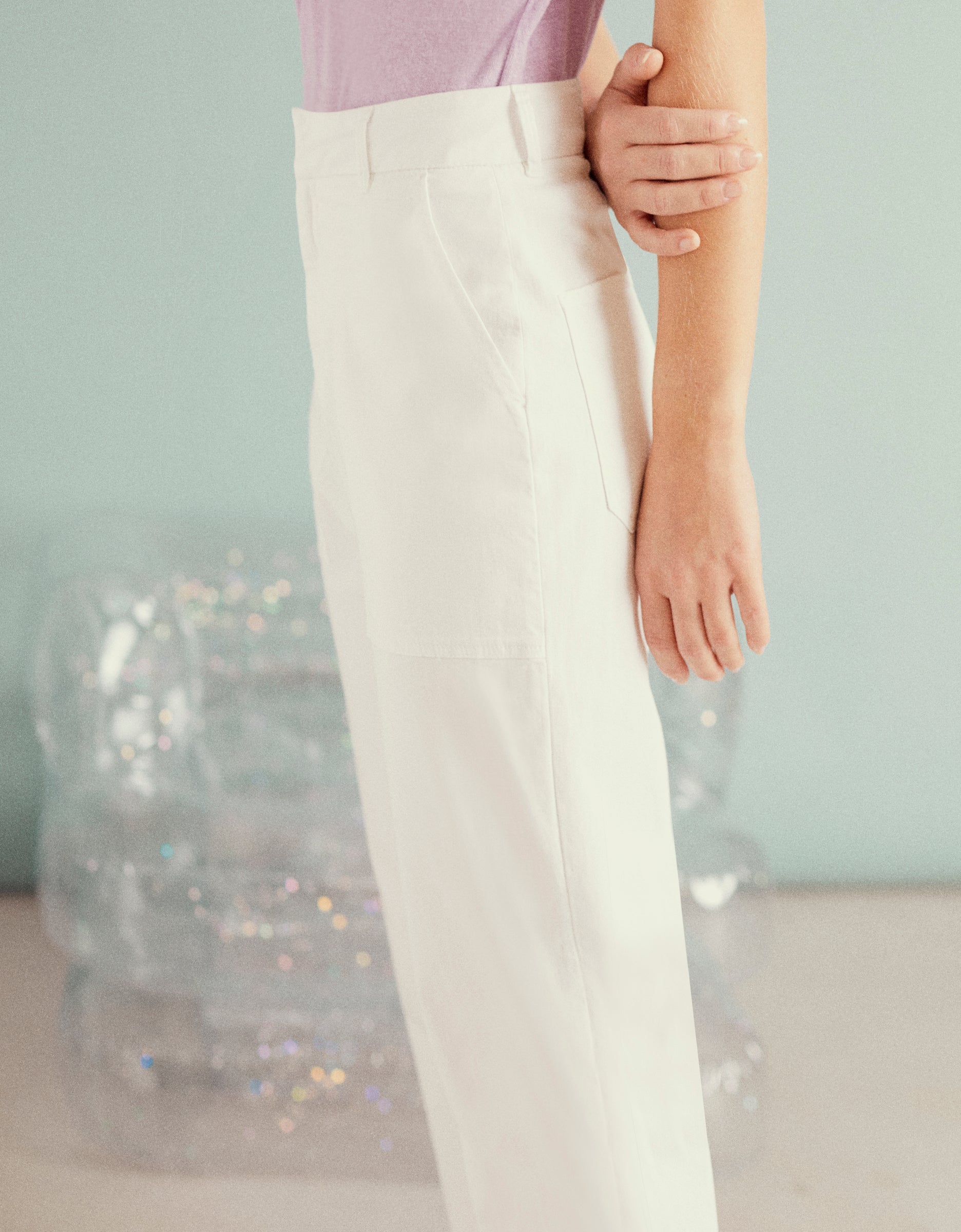 Pantalon Cargo Aimy - White - Femme