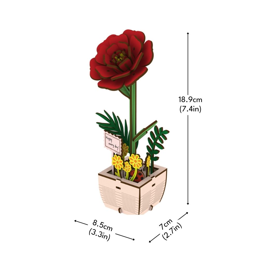 3D Puzzle - Camellia
