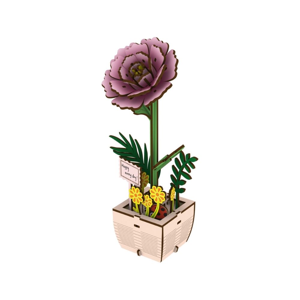 Puzzle 3D - Pivoine