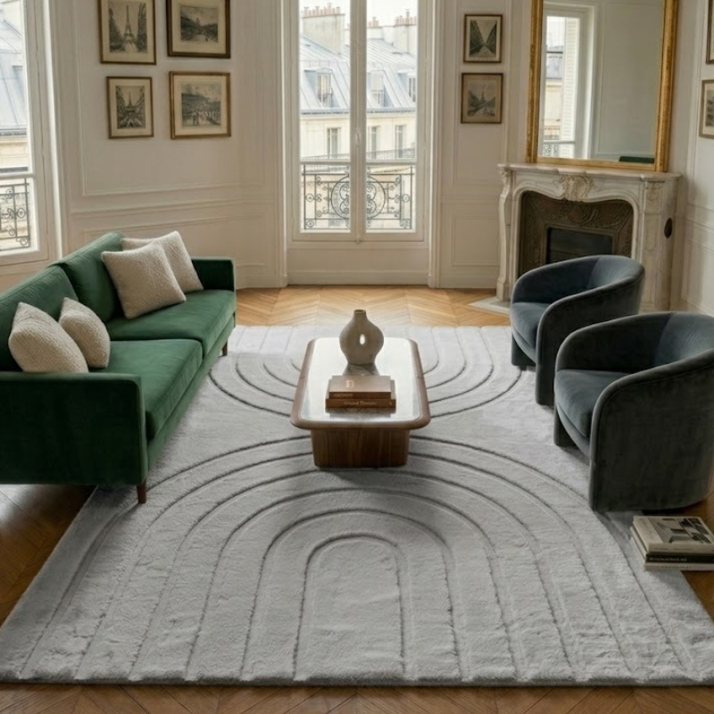 Alaska - Tapis D'Intérieur - Polyester - Gris