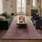 Alaska - Tapis D'Intérieur - Polyester - Rose