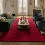 Alaska - Alfombra Interior - Poliéster - Rojo