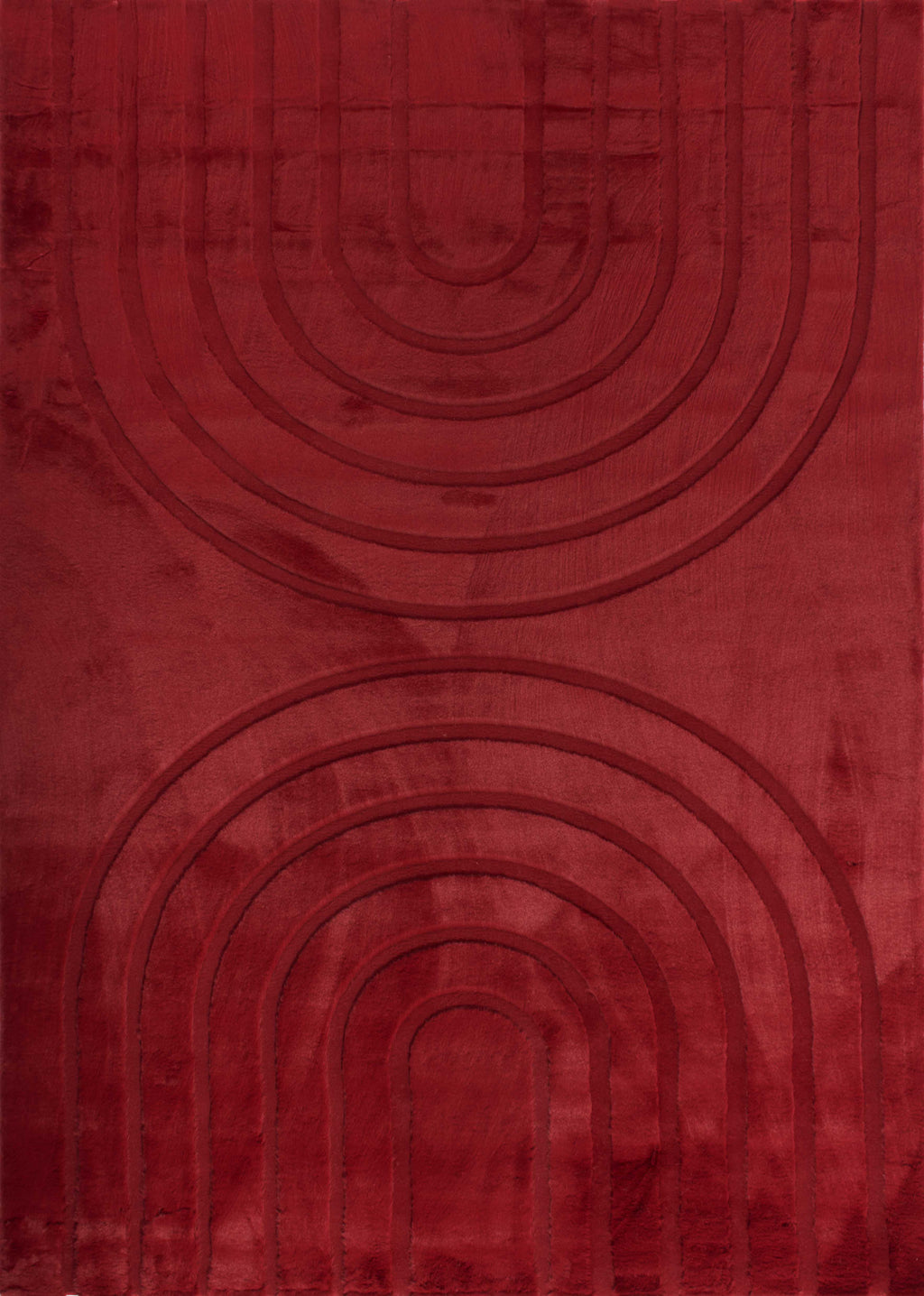 Alaska - Alfombra Interior - Poliéster - Rojo