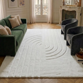 Alaska - Alfombra Interior - Poliéster - Blanco