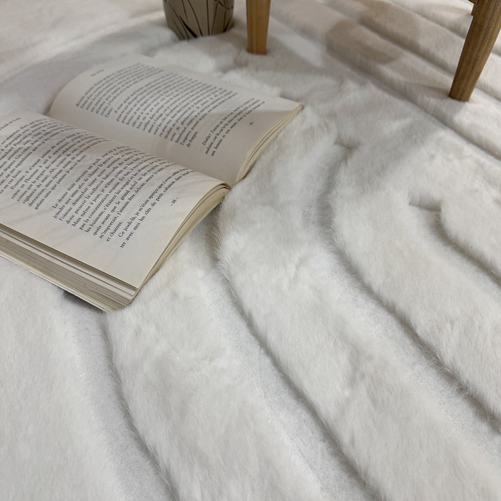 Alaska - Alfombra Interior - Poliéster - Blanco
